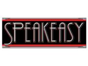 Pack of 24 Roaring 20's Theme "Speakeasy" Double-Sided Party Decoration Signs 22"