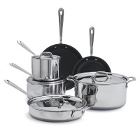 All-Clad Stainless Steel Nonstick 10-Piece Cookware Set