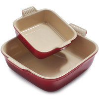 Le Creuset Cherry Square Bakers