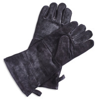 Black Leather Grill Gloves