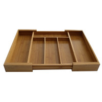 Expandable Bamboo Cutlery Tray