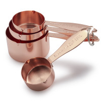 Copper-Plated Measuring Cups