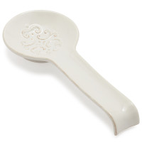 Pearl Stoneware Spoon Rest