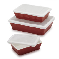 Stoneware Bakers with Lids