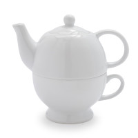 Porcelain Teapot with Cup