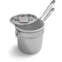 All-Clad Stainless Steel Double Boiler with Ceramic Insert
