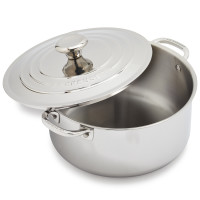 Le Creuset Stainless Steel Shallow Casserole