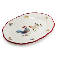 Jacques Pepin Collection Oval Chicken Platter