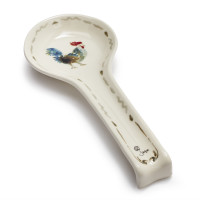 Jacques Pepin Collection Rooster Spoon Rest