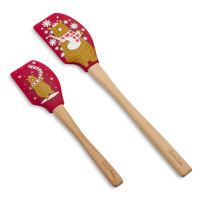 Snowman & Friends Holiday Bear Mommy and Me Spatula Set