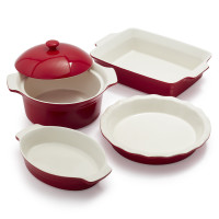 Red Oven-to-Table 5-Piece Baker Set