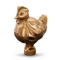 Jacques Pepin Collection Decorative Chicken Knob for Staub Cookware