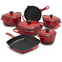 Le Creuset Signature Cerise 10-Piece Set