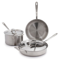 All-Clad d5 Brushed Stainless Steel 5-Piece Set