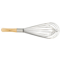 Professional Wood-Handled Balloon Whisk
