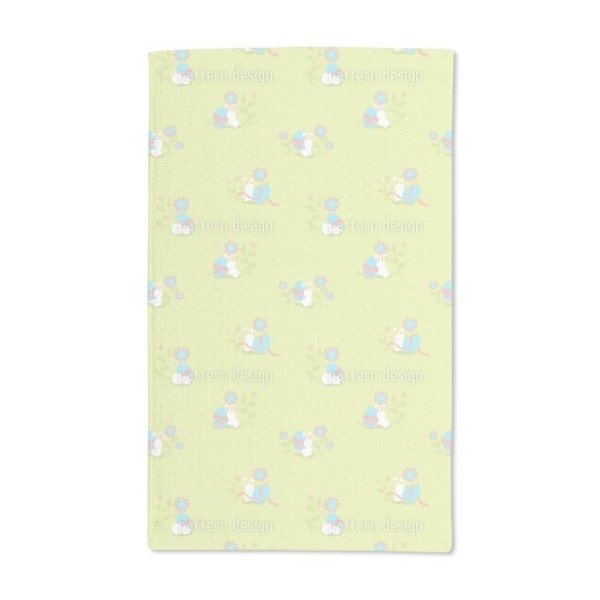 Busy Easter Bunny Hand Towel (Set of 2)