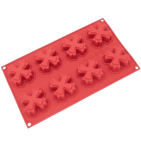 Freshware 8-cavity Cross Cake Silicone Mold/ Baking Pans (Pack of 2)